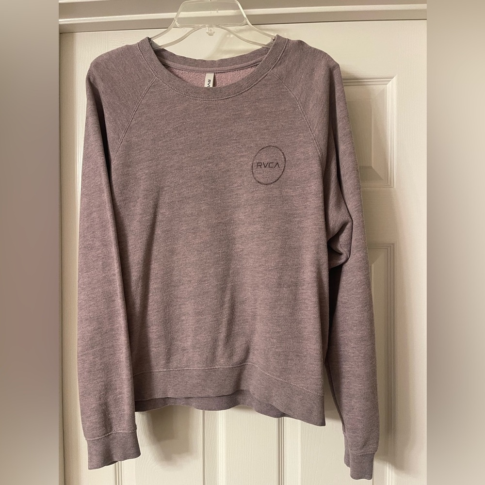 RVCA Purple Sweatshirt Size M